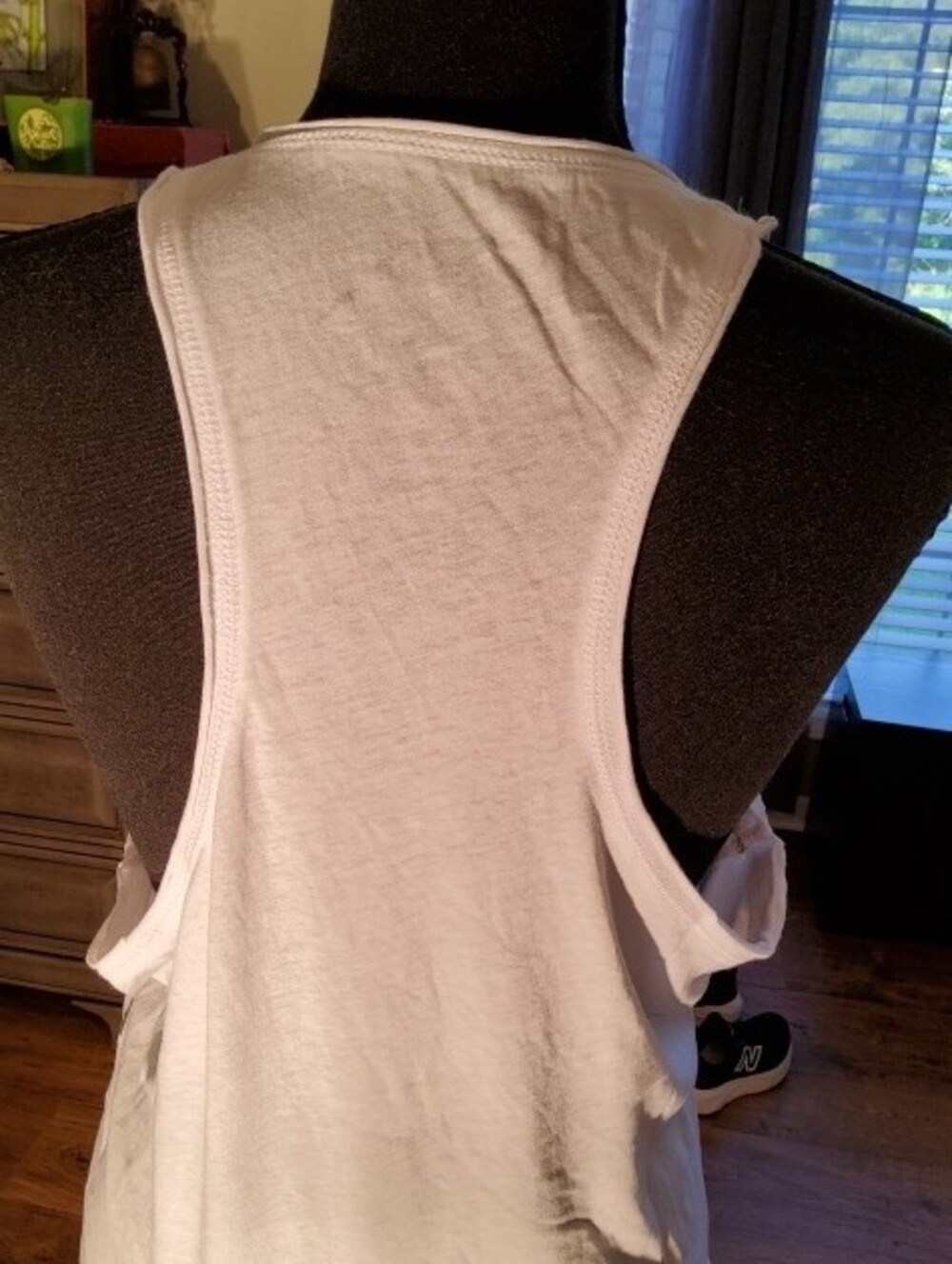 Chaser Racerback Tank Leopard Graphic Raw Edges NIP Medium - Picture 9 of 16